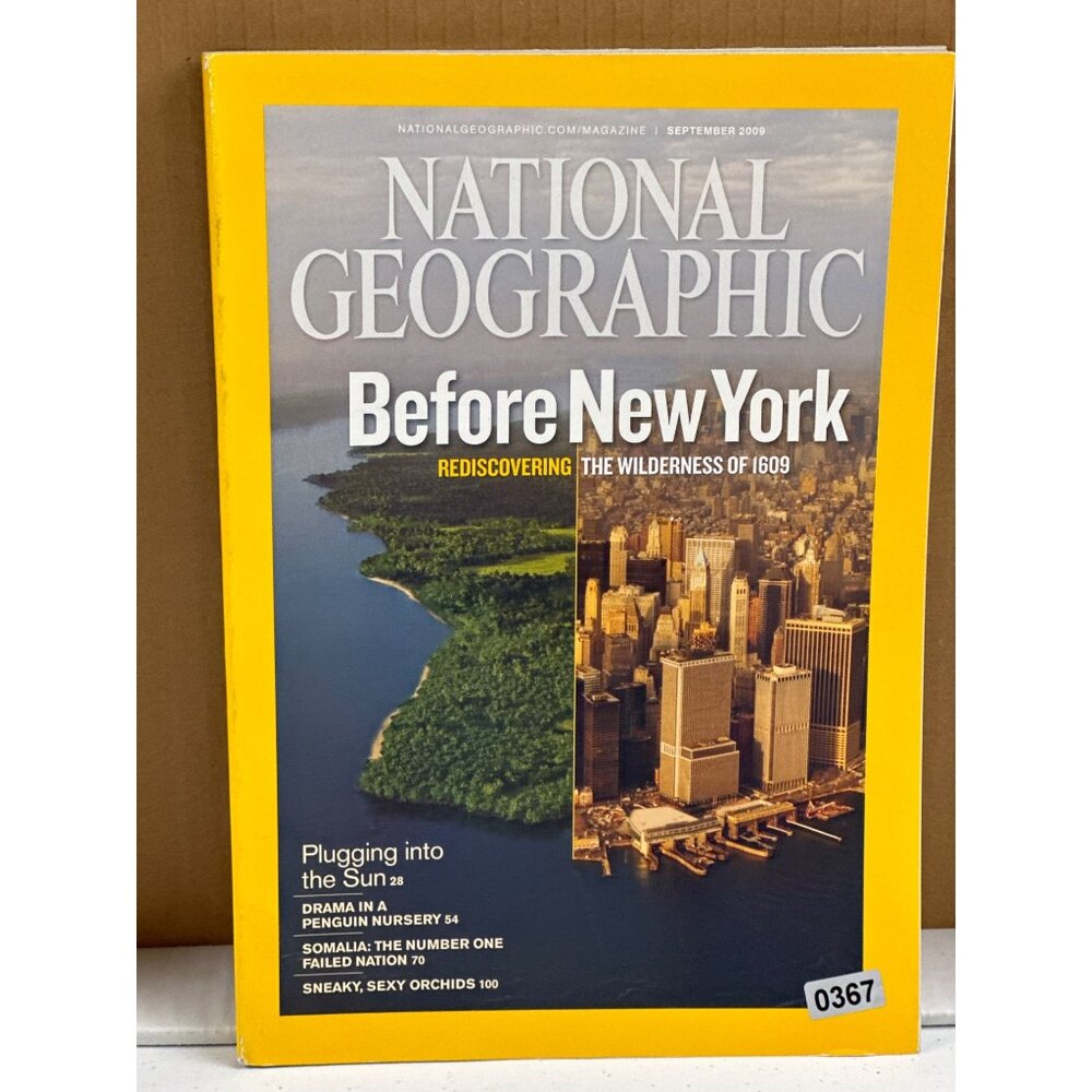 National Geographic Magazine September 2009 - Before New York Rediscovering 1609